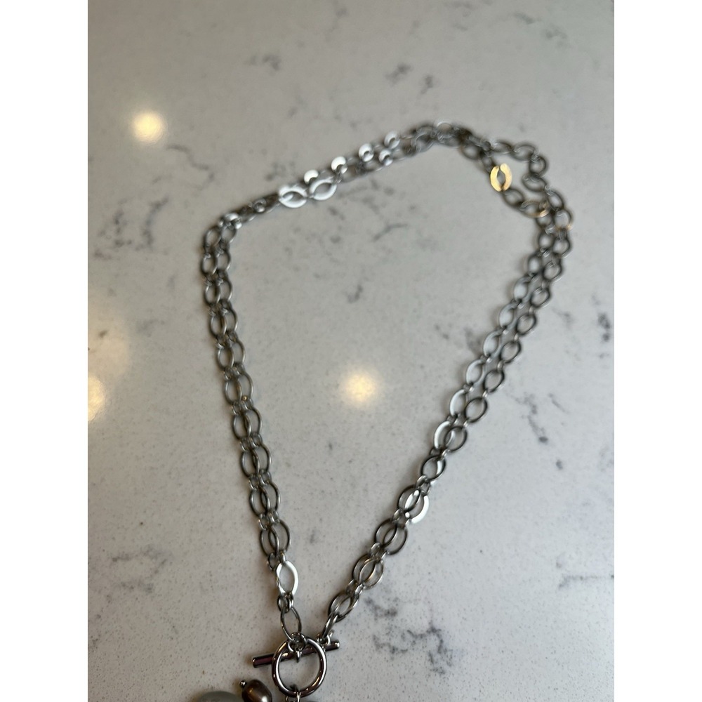 Lia Sophia Pistachio Multi-Strand Cluster Cha Cha Pendant Necklace - Picture 3 of 5
